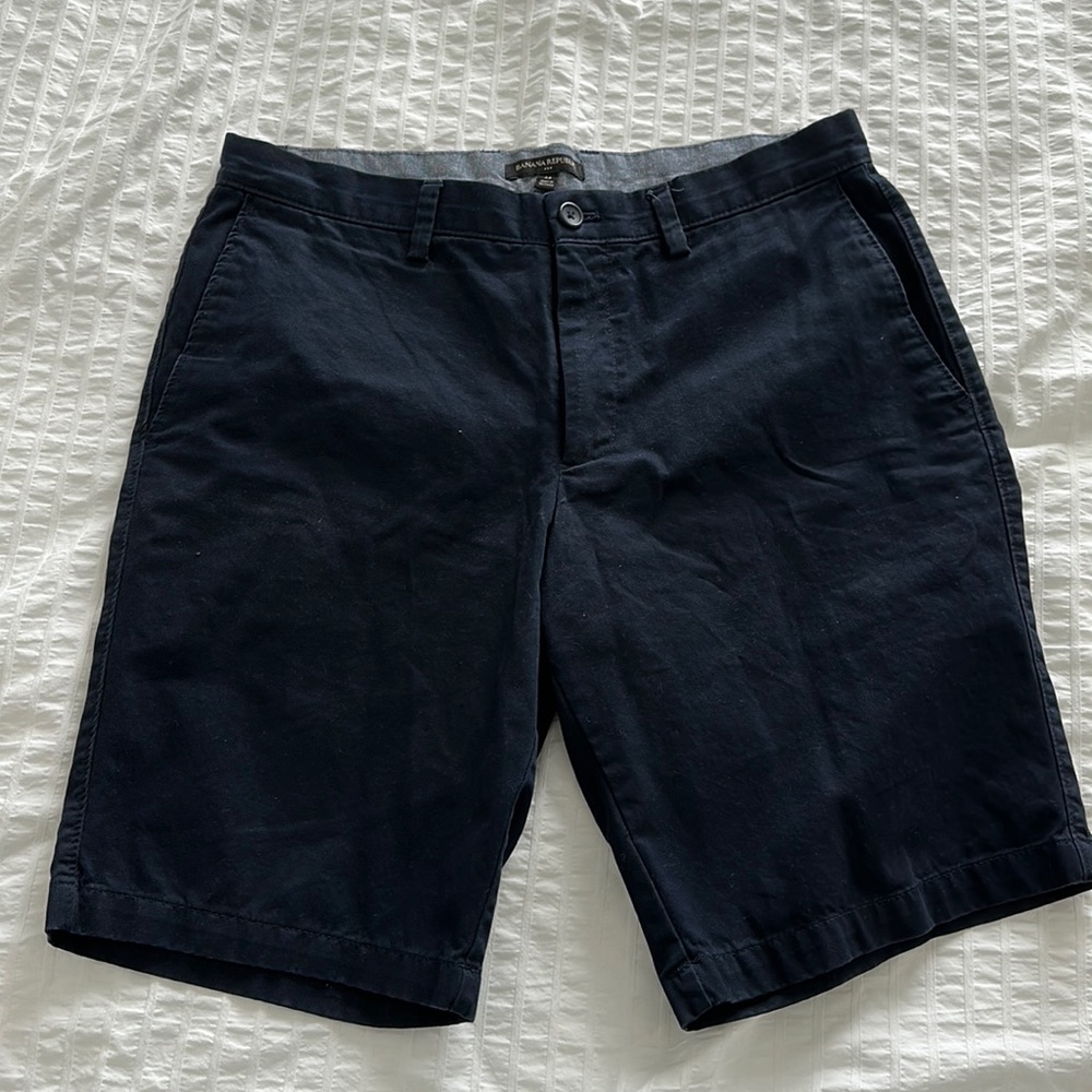 Banana Republic Navy Chino Shorts